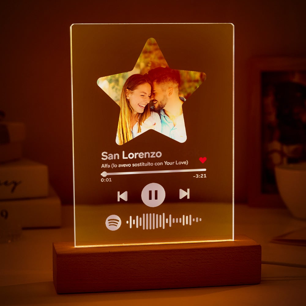 Lampada Led Personalizzata Spotify