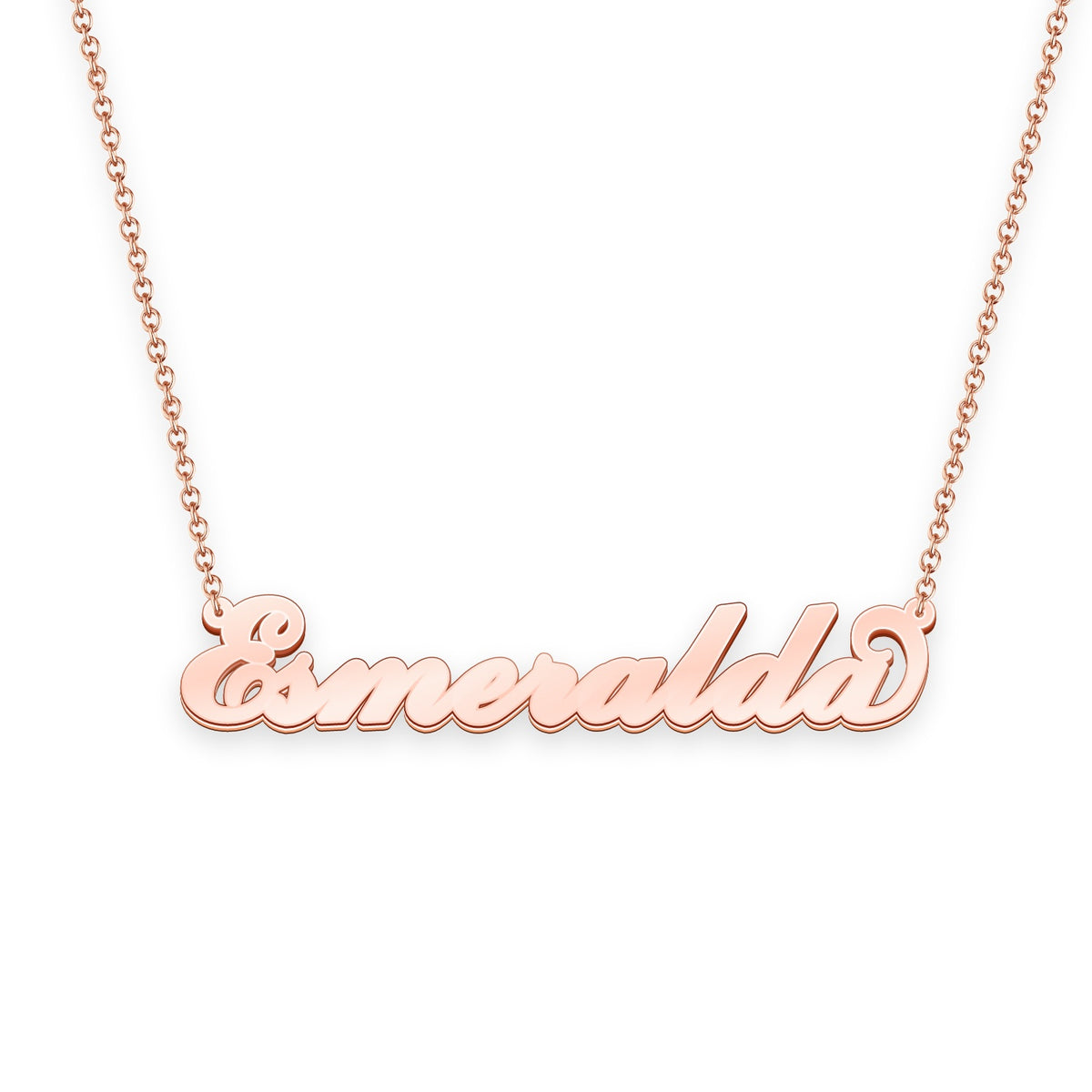 Esmeralda sales name necklace