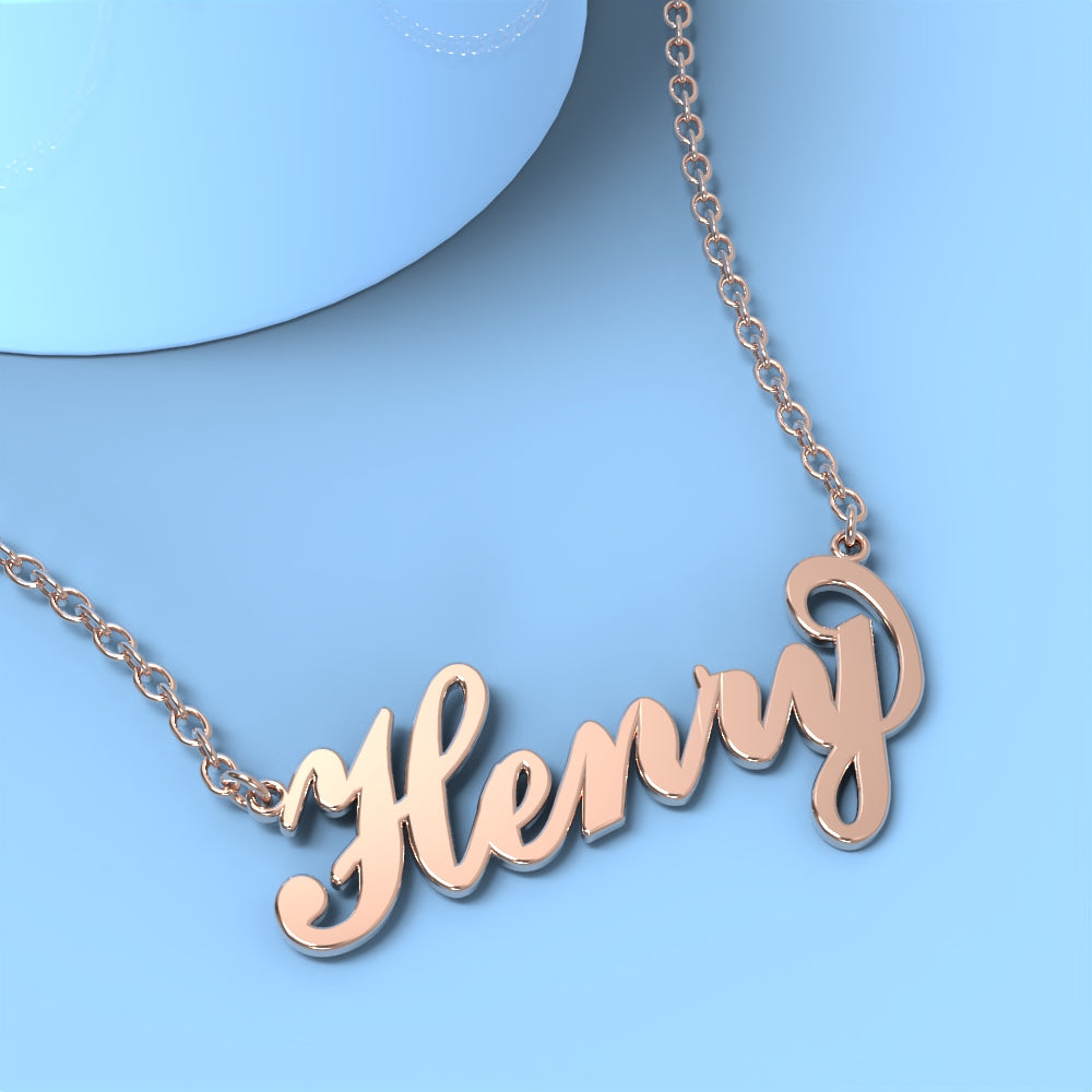 Henry's Single Initial Monogram Necklace
