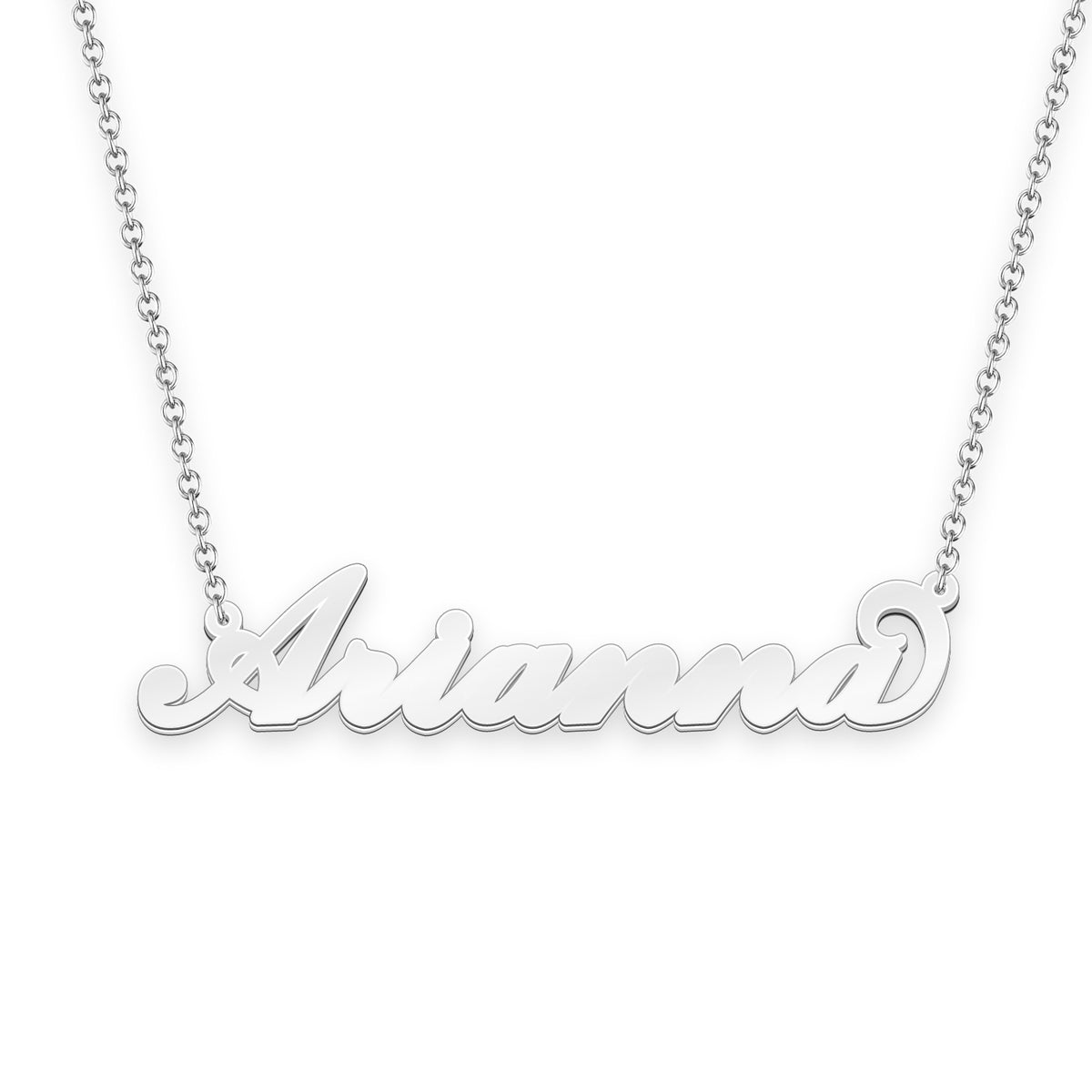 Arianna name necklace Gold Custom Necklace, Personalized Gifts For Her ...