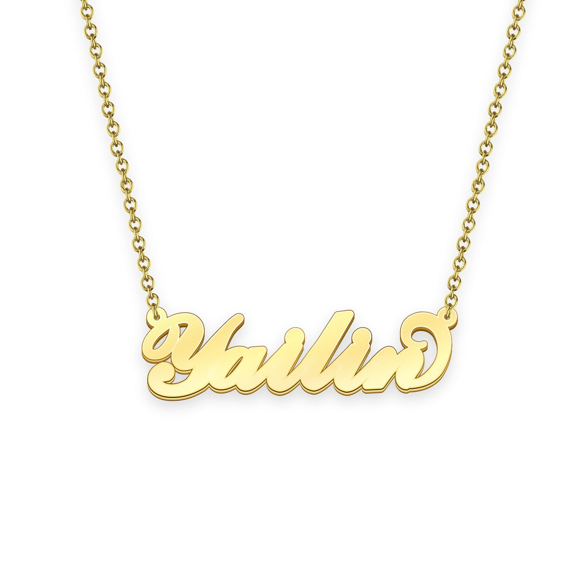 Yailin name necklace Gold Custom Necklace, Personalized Gifts For Her ...